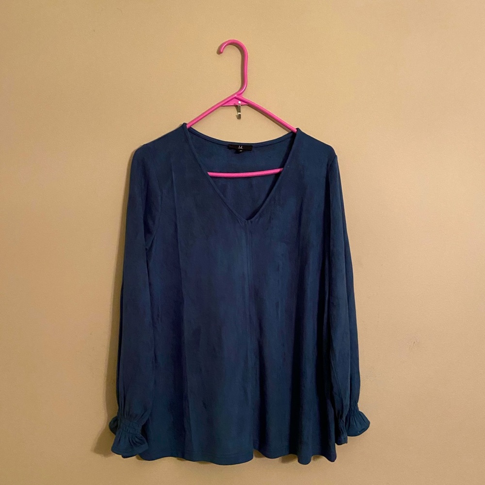 Joh faux suede top